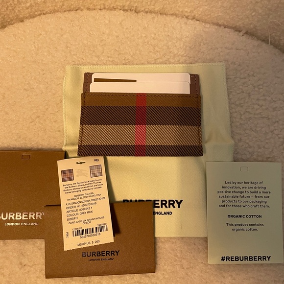 Burberry Brown Card Holder - Picture 2 of 4